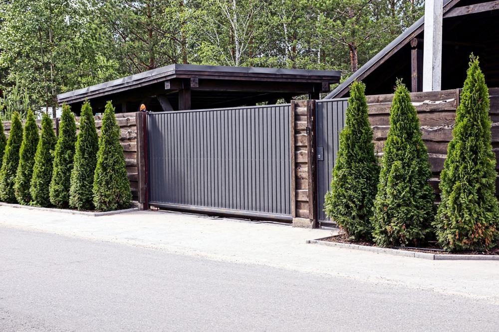 portail électrique de maison