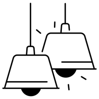 pictogramme de 2 lustres